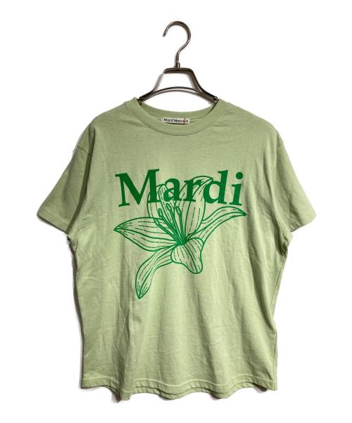 Mardi Mercredi（マルディメクルディ）MARDI MERCREDI (マルディメクルディ) フラワープリントTシャツ/Floral print T-shirt グリーン サイズ:Sの古着・服飾アイテム
