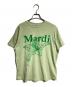 MARDI MERCREDI（マルディメクルディ）の古着「フラワープリントTシャツ/Floral print T-shirt」｜グリーン