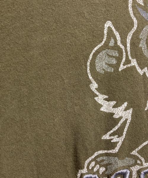 COACH（コーチ）COACH (コーチ) プリントTシャツ/printed t-shirt オリーブ サイズ:Sの古着・服飾アイテム