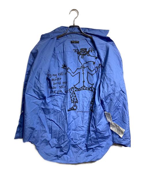 COMME des GARCONS HOMME PLUS（コムデギャルソンオムプリュス）COMME des GARCONS HOMME PLUS (コムデギャルソンオムプリュス) レギュラーカラーS/Sシャツ/Regular collar shirt ブルー サイズ:Freeの古着・服飾アイテム