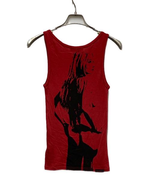 Hysteric Glamour（ヒステリックグラマー）Hysteric Glamour (ヒステリックグラマー) ENDLESS PARTY タンクトップ レッド サイズ:Freeの古着・服飾アイテム