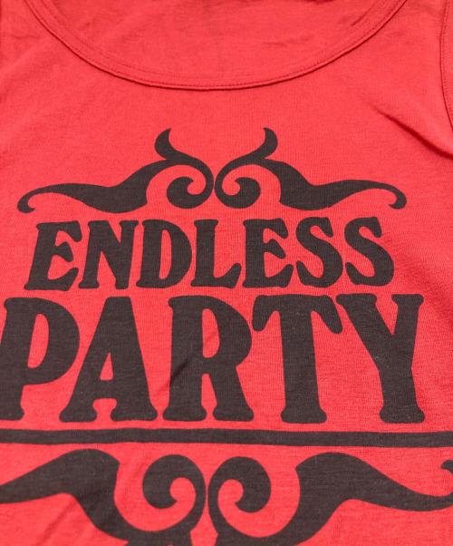 Hysteric Glamour（ヒステリックグラマー）Hysteric Glamour (ヒステリックグラマー) ENDLESS PARTY タンクトップ レッド サイズ:Freeの古着・服飾アイテム