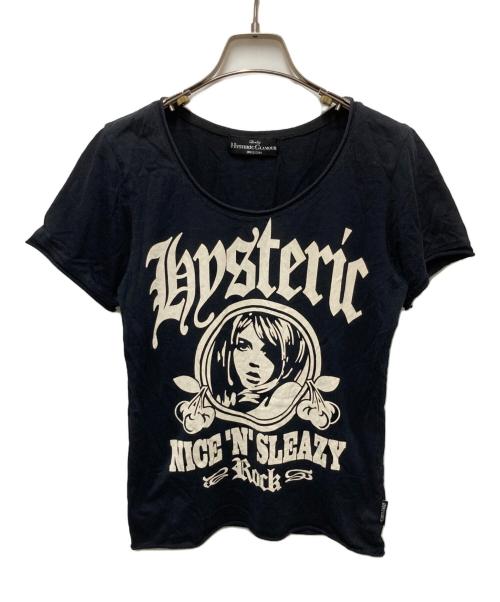 Hysteric Glamour（ヒステリックグラマー）Hysteric Glamour (ヒステリックグラマー) ヒスガールプリントTシャツ ブラック サイズ:Freeの古着・服飾アイテム