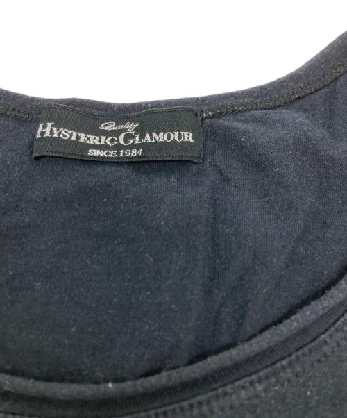 Hysteric Glamour（ヒステリックグラマー）Hysteric Glamour (ヒステリックグラマー) ヒスガールプリントTシャツ ブラック サイズ:Freeの古着・服飾アイテム