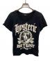 Hysteric Glamour（ヒステリックグラマー）の古着「ヒスガールプリントTシャツ」｜ブラック
