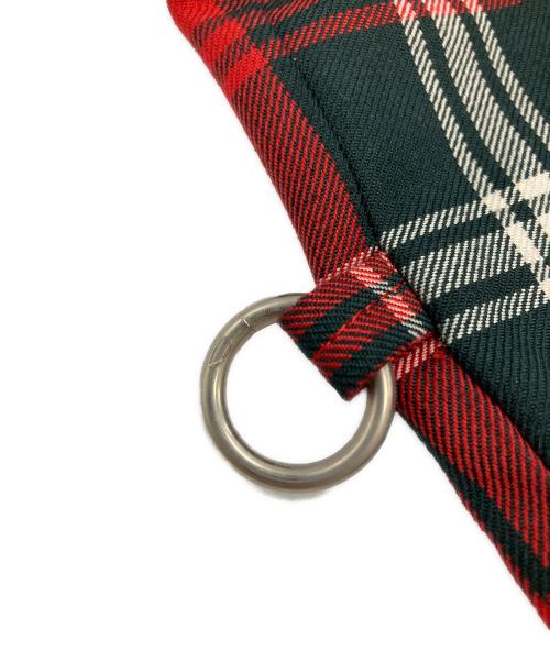 KIDILL（キディル）KIDILL (キディル) DOUBLE PANEL ZIP&STRAPS TARTAN PANTS KIDILL レッド×ブルー サイズ:42の古着・服飾アイテム