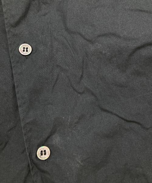 COMME des GARCONS HOMME（コムデギャルソン オム）COMME des GARCONS HOMME (コムデギャルソン オム) ロゴ刺繍シャツ ブラック サイズ:XSの古着・服飾アイテム
