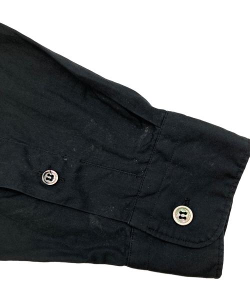 COMME des GARCONS HOMME（コムデギャルソン オム）COMME des GARCONS HOMME (コムデギャルソン オム) ロゴ刺繍シャツ ブラック サイズ:XSの古着・服飾アイテム