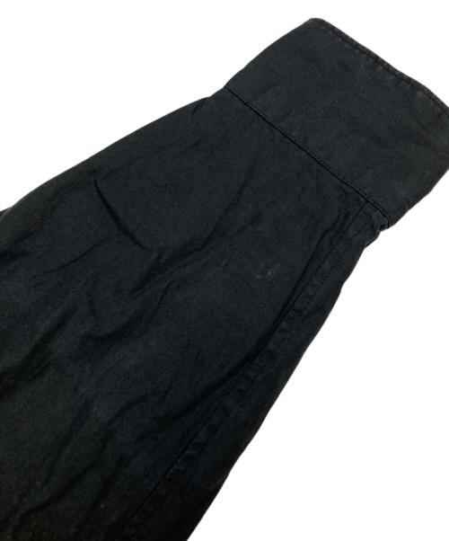 COMME des GARCONS HOMME（コムデギャルソン オム）COMME des GARCONS HOMME (コムデギャルソン オム) ロゴ刺繍シャツ ブラック サイズ:XSの古着・服飾アイテム