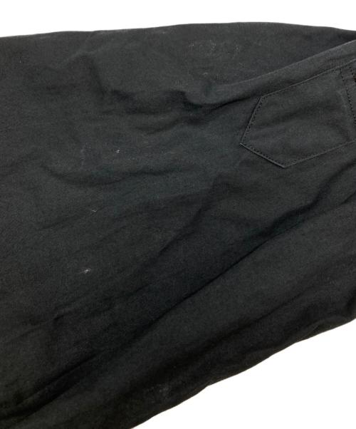 COMME des GARCONS HOMME（コムデギャルソン オム）COMME des GARCONS HOMME (コムデギャルソン オム) ロゴ刺繍シャツ ブラック サイズ:XSの古着・服飾アイテム