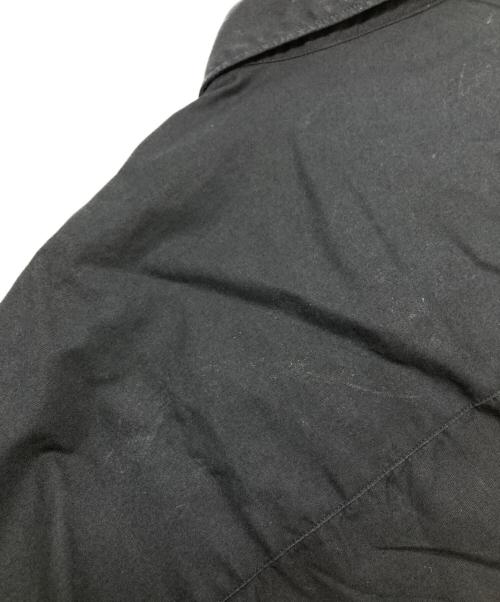 COMME des GARCONS HOMME（コムデギャルソン オム）COMME des GARCONS HOMME (コムデギャルソン オム) ロゴ刺繍シャツ ブラック サイズ:XSの古着・服飾アイテム