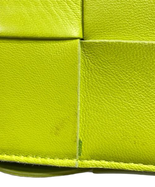 BOTTEGA VENETA（ボッテガベネタ）BOTTEGA VENETA (ボッテガベネタ) カセットレザーショルダーバッグ/CASSETTE イエローの古着・服飾アイテム
