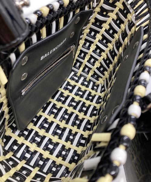 BALENCIAGA（バレンシアガ）BALENCIAGA (バレンシアガ) BISTRO XS バスケットバッグ ブラックの古着・服飾アイテム