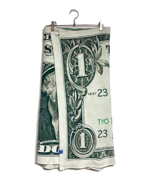 Maison MIHARA YASUHIRO（メゾン ミハラ ヤスヒロ）Maison MIHARA YASUHIRO (メゾン ミハラ ヤスヒロ) KOTA OKUDA (コウタオクダ) Bill Jacquard Knit Skirt/ビルジャカードニットスカート グリーン サイズ:Fの古着・服飾アイテム