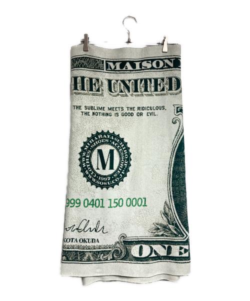 Maison MIHARA YASUHIRO（メゾン ミハラ ヤスヒロ）Maison MIHARA YASUHIRO (メゾン ミハラ ヤスヒロ) KOTA OKUDA (コウタオクダ) Bill Jacquard Knit Skirt/ビルジャカードニットスカート グリーン サイズ:Fの古着・服飾アイテム