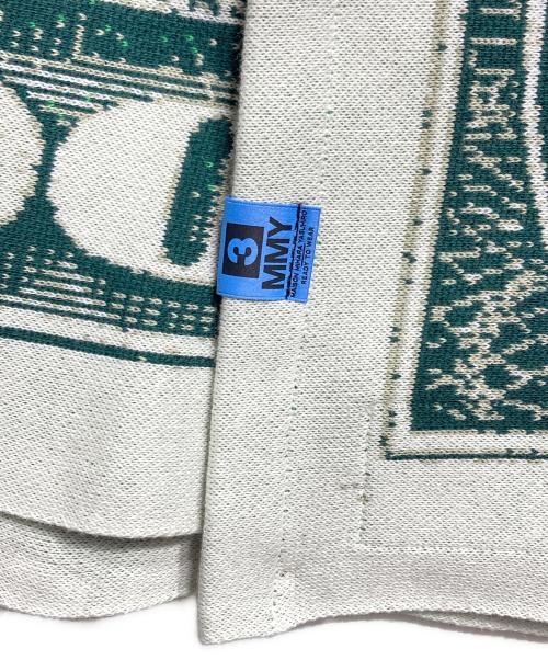 Maison MIHARA YASUHIRO（メゾン ミハラ ヤスヒロ）Maison MIHARA YASUHIRO (メゾン ミハラ ヤスヒロ) KOTA OKUDA (コウタオクダ) Bill Jacquard Knit Skirt/ビルジャカードニットスカート グリーン サイズ:Fの古着・服飾アイテム