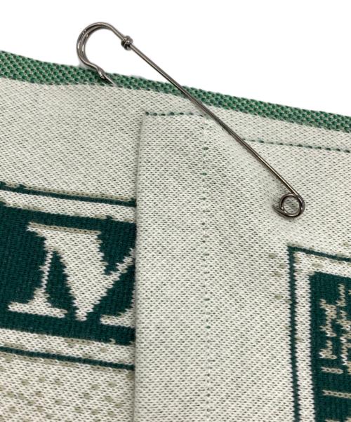 Maison MIHARA YASUHIRO（メゾン ミハラ ヤスヒロ）Maison MIHARA YASUHIRO (メゾン ミハラ ヤスヒロ) KOTA OKUDA (コウタオクダ) Bill Jacquard Knit Skirt/ビルジャカードニットスカート グリーン サイズ:Fの古着・服飾アイテム