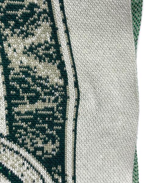 Maison MIHARA YASUHIRO（メゾン ミハラ ヤスヒロ）Maison MIHARA YASUHIRO (メゾン ミハラ ヤスヒロ) KOTA OKUDA (コウタオクダ) Bill Jacquard Knit Skirt/ビルジャカードニットスカート グリーン サイズ:Fの古着・服飾アイテム