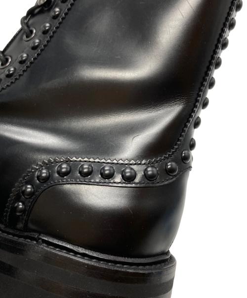 Church’s（チャーチ）Church’s (チャーチ) ELETTRAスタッズブーツ/エレクトラ ブラック サイズ:38の古着・服飾アイテム