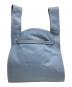 beautiful people (ビューティフルピープル) large market bag in shrink leather ブルー：35000円
