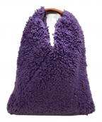 MM6 Maison Margielaエムエムシックスメゾンマルジェラ）の古着「ボアフリースジャパニーズトート」｜パープル