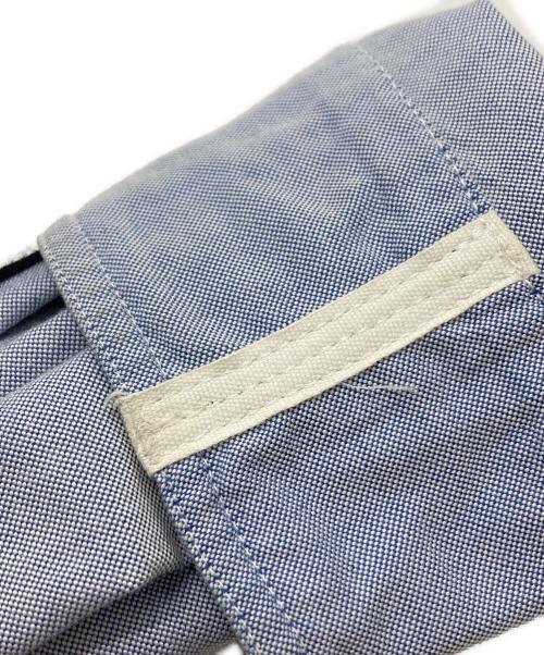 COMME des GARCONS JUNYA WATANABE MAN（コム デ ギャルソン ジュンヤ ワタナベ マン）COMME des GARCONS JUNYA WATANABE MAN BROOKS BROTHERS (ブルックスブラザーズ) ウール切替オックスフォードシャツ/oxford shirt ブルー サイズ:SSの古着・服飾アイテム