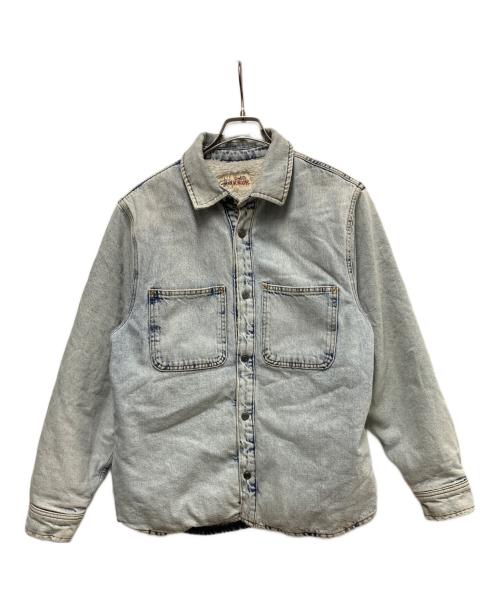 stussy（ステューシー）stussy (ステューシー) Sherpa Lined Denim Shirt ブルー サイズ:Ｓの古着・服飾アイテム
