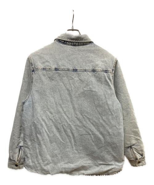 stussy（ステューシー）stussy (ステューシー) Sherpa Lined Denim Shirt ブルー サイズ:Ｓの古着・服飾アイテム