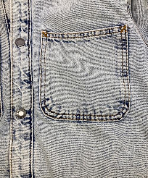 stussy（ステューシー）stussy (ステューシー) Sherpa Lined Denim Shirt ブルー サイズ:Ｓの古着・服飾アイテム