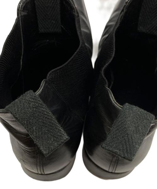 COMME des GARCONS HOMME PLUS（コムデギャルソンオムプリュス）COMME des GARCONS HOMME PLUS (コムデギャルソンオムプリュス) ポインテットトゥサイドゴアブーツ ブラック サイズ:26㎝の古着・服飾アイテム