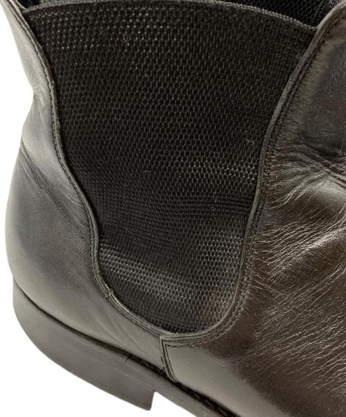 COMME des GARCONS HOMME PLUS（コムデギャルソンオムプリュス）COMME des GARCONS HOMME PLUS (コムデギャルソンオムプリュス) ポインテットトゥサイドゴアブーツ ブラック サイズ:26㎝の古着・服飾アイテム