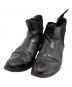 COMME des GARCONS HOMME PLUS（コムデギャルソンオムプリュス）の古着「ポインテットトゥサイドゴアブーツ」｜ブラック
