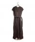 BLUEBIRD BOULEVARD (ブルーバードブルバード) ノースリーブリネンワンピース/sleeveless linen dress ブラウン サイズ:M：7000円