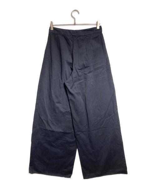 DRIES VAN NOTEN（ドリスヴァンノッテン）DRIES VAN NOTEN (ドリスヴァンノッテン) 2タックバギーチノパンツ/Two-tuck baggy chino pants ネイビー サイズ:38の古着・服飾アイテム