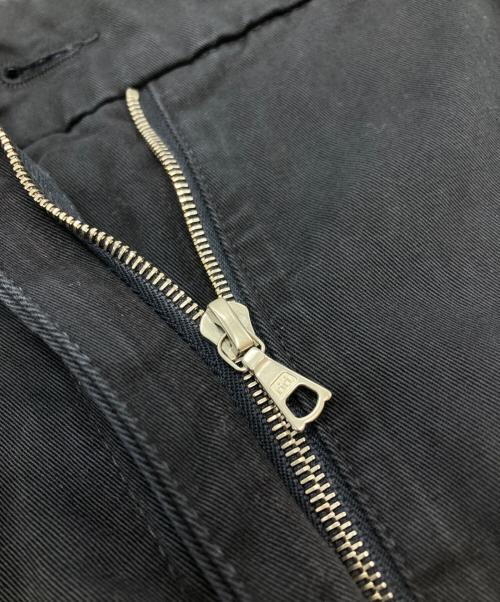 DRIES VAN NOTEN（ドリスヴァンノッテン）DRIES VAN NOTEN (ドリスヴァンノッテン) 2タックバギーチノパンツ/Two-tuck baggy chino pants ネイビー サイズ:38の古着・服飾アイテム