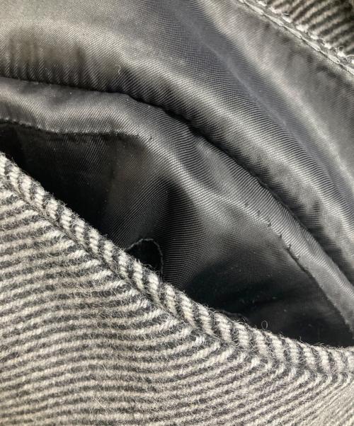 DOLCE & GABBANA（ドルチェ＆ガッバーナ）DOLCE & GABBANA (ドルチェ＆ガッバーナ) ウールブレンドチェスターコート/Wool Blend Chester Coat グレー サイズ:48の古着・服飾アイテム