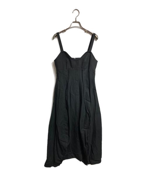 ENFOLD（エンフォルド）ENFOLD (エンフォルド) キャミソールワンピース/Camisole dress ブラック サイズ:38の古着・服飾アイテム