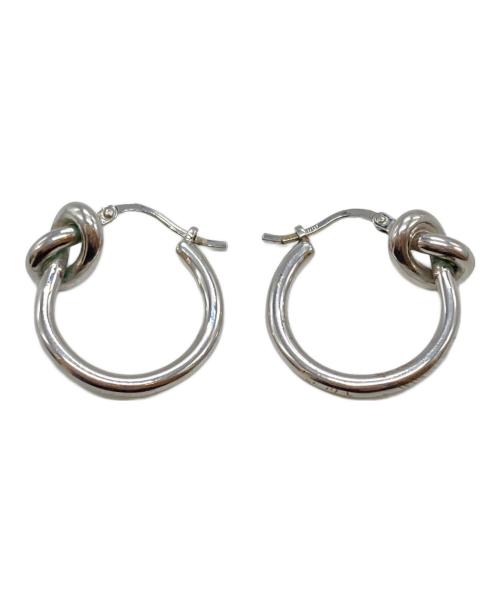 CELINE（セリーヌ）CELINE (セリーヌ) ノットスモールフープピアスセット シルバーの古着・服飾アイテム