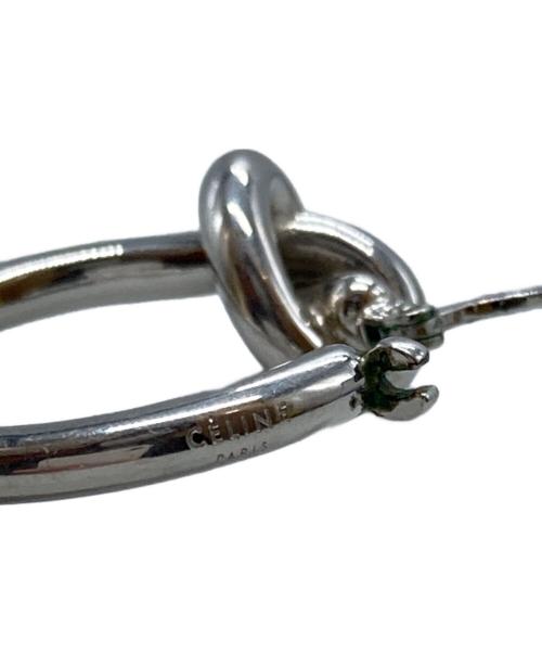 CELINE（セリーヌ）CELINE (セリーヌ) ノットスモールフープピアスセット シルバーの古着・服飾アイテム