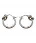 CELINE (セリーヌ) ノットスモールフープピアスセット シルバー：35000円
