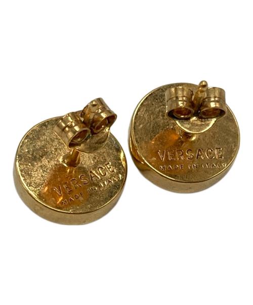 VERSACE（ヴェルサーチェ）VERSACE (ヴェルサーチェ) メドゥーサモチーフピアス ゴールドの古着・服飾アイテム