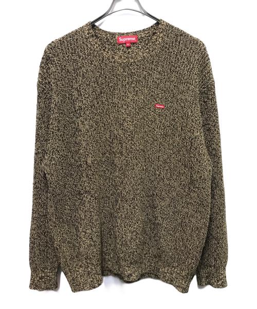 SUPREME（シュプリーム）Supreme (シュプリーム) Melange Rib Knit Sweater ブラウン サイズ:XLの古着・服飾アイテム