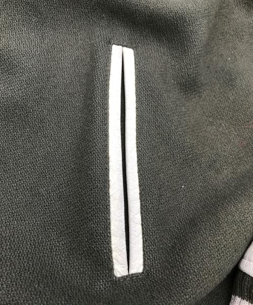 Hysteric Glamour（ヒステリックグラマー）Hysteric Glamour (ヒステリックグラマー) 袖レザースタジャン オリーブ サイズ:FREEの古着・服飾アイテム