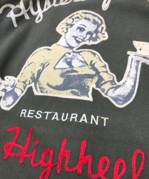 Hysteric Glamour（ヒステリックグラマー）Hysteric Glamour (ヒステリックグラマー) 袖レザースタジャン オリーブ サイズ:FREEの古着・服飾アイテム