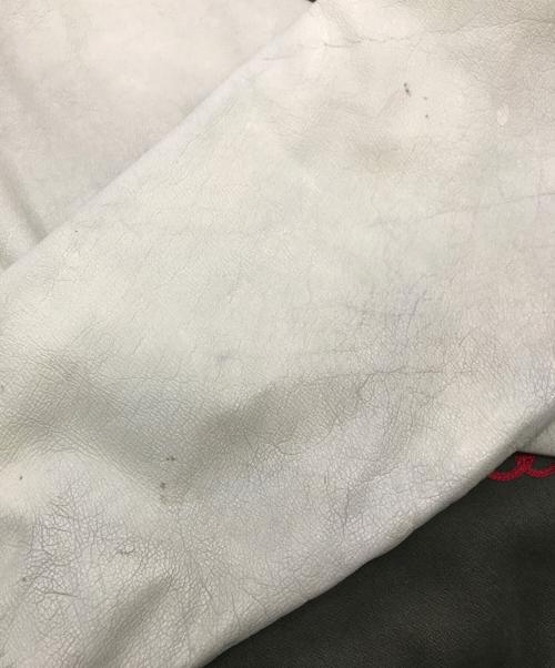 Hysteric Glamour（ヒステリックグラマー）Hysteric Glamour (ヒステリックグラマー) 袖レザースタジャン オリーブ サイズ:FREEの古着・服飾アイテム