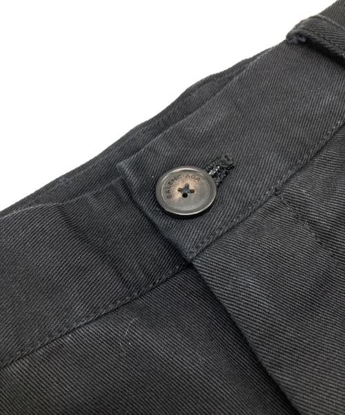 BALENCIAGA PARIS（バレンシアガ パリス）BALENCIAGA PARIS (バレンシアガ パリス) チノクロスバギーパンツ/Chino Cloth Baggy Pants ブラック サイズ:46の古着・服飾アイテム