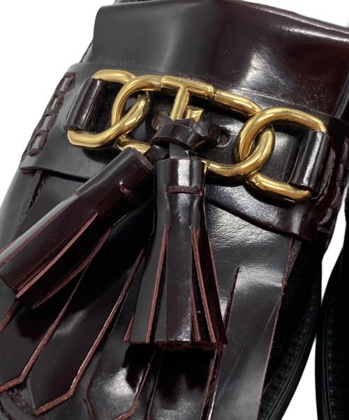 TOD'S（トッズ）TOD'S (トッズ) タッセルローファー ボルドー サイズ:35・1/2の古着・服飾アイテム