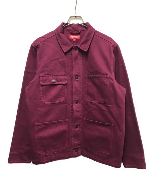 SUPREME（シュプリーム）SUPREME (シュプリーム) Tapestry Denim Chore Coat パープル サイズ:Ｍの古着・服飾アイテム