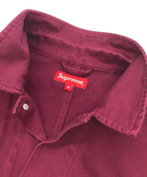 SUPREME（シュプリーム）SUPREME (シュプリーム) Tapestry Denim Chore Coat パープル サイズ:Ｍの古着・服飾アイテム