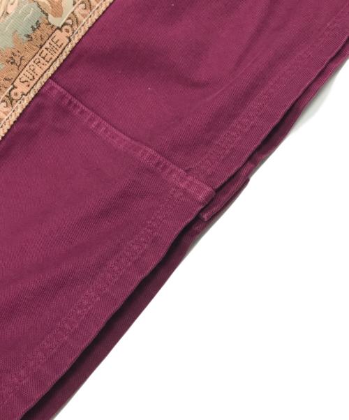 SUPREME（シュプリーム）SUPREME (シュプリーム) Tapestry Denim Chore Coat パープル サイズ:Ｍの古着・服飾アイテム